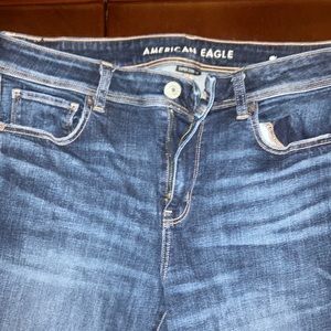 American Eagle jeans kick boot